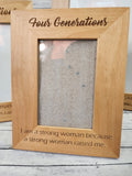 Alder Wood Picture Frame for 4x6 Picture