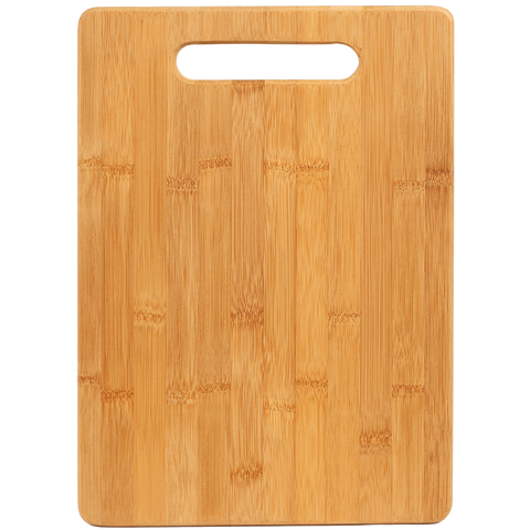 Bamboo Cutting Board with Handle 13.75x9.75"