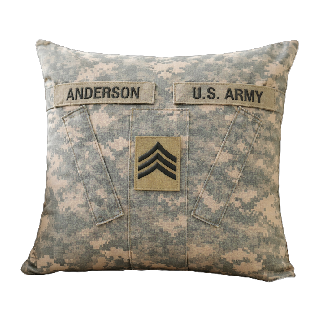 Military & First Responders Uniform Keepsake Pillows