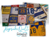 Raggy Style T-Shirt Quilt
