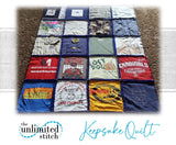 Raggy Style T-Shirt Quilt