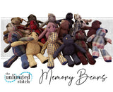 Memory Bear Made from Loved One's Clothing - Small