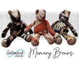 Memory Bear Made from Loved One's Clothing - Small