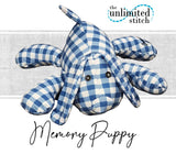 Memory Puppy Made from Loved One's Clothing