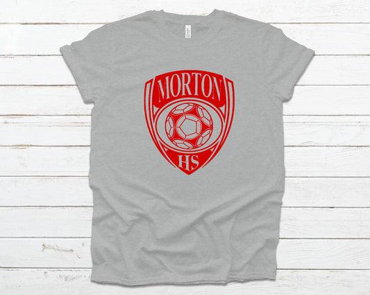 Morton HS Crest Single Color Tee