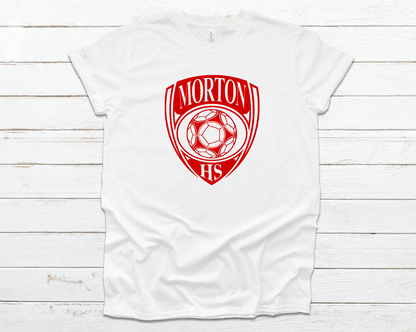 Morton HS Crest Single Color Tee