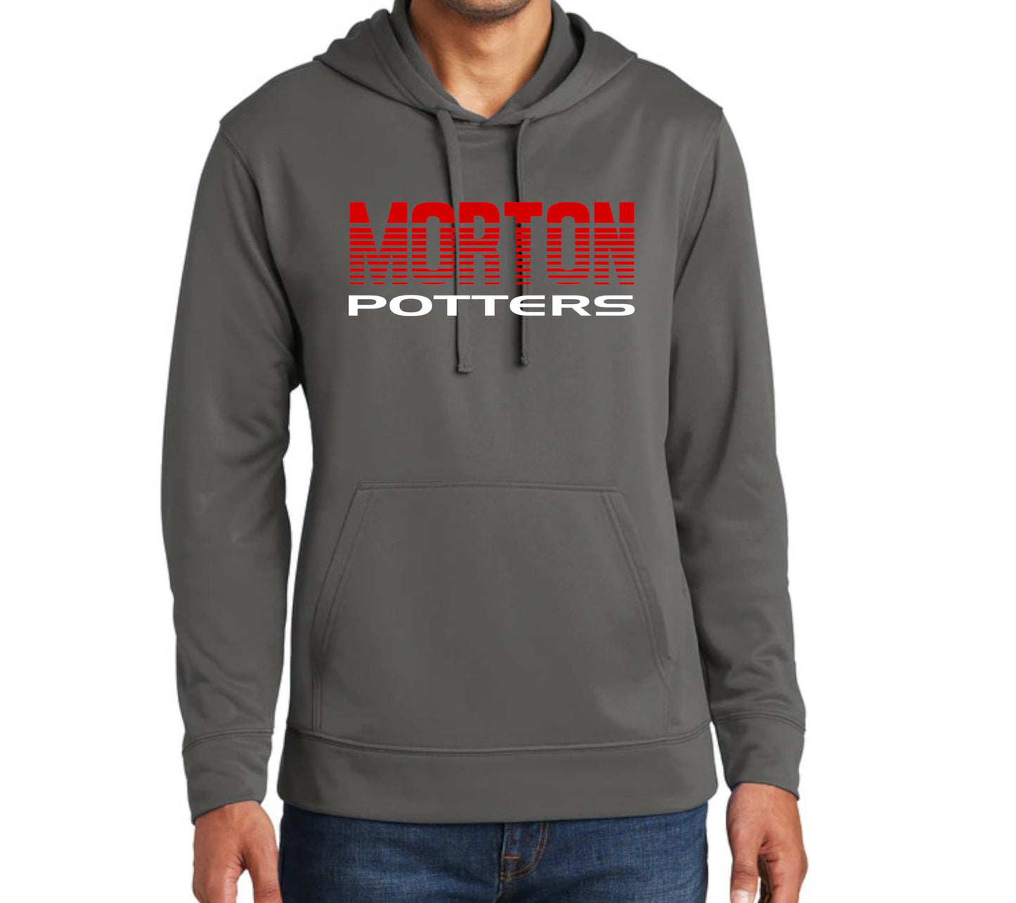 Morton Potters Striped Dri-Fit Hoodie