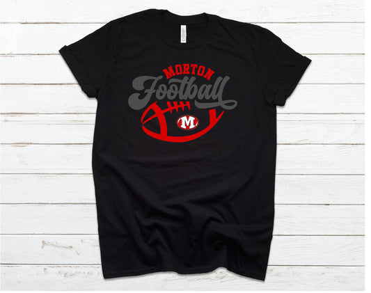 Morton Football Script Tee