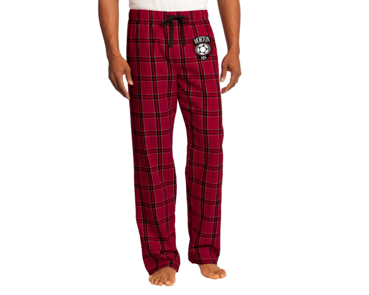 Morton HS Soccer Crest Flannel Pants