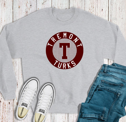 Tremont Pinstripe Circle Sweatshirt