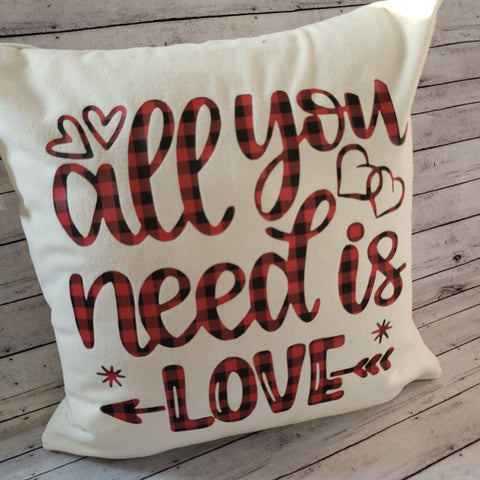 All You Need is Love Pillow