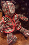 Memory Bear Made from Loved One's Clothing - Large