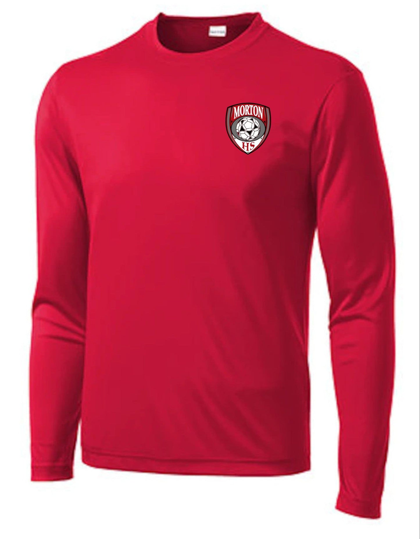 Morton HS Soccer Crest Dri-Fit Long Sleeved Shirt