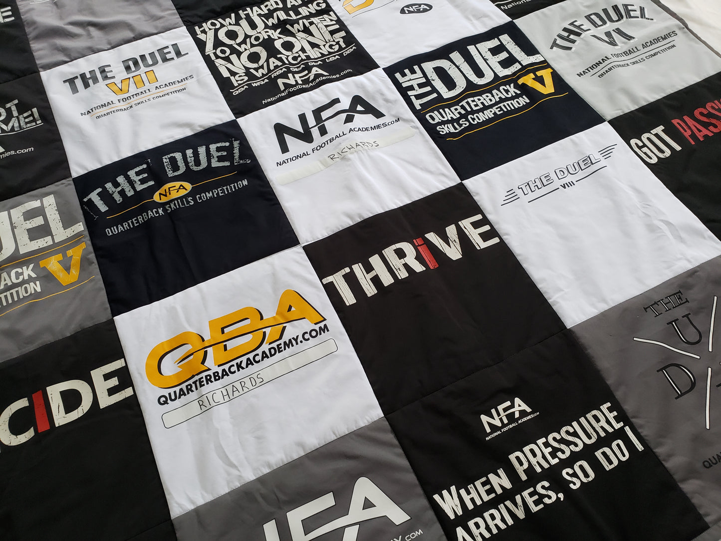 Classic Block T-Shirt Quilt | Most Popular Custom Memory Quilt