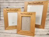 Alder Wood Picture Frame for 4x6 Picture