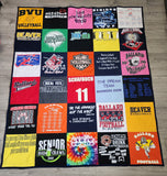 Block Style T-Shirt Quilt