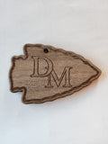 DeeMack Arrowhead Wooden Ornament
