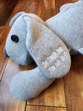 Memory Puppy Keepsake made from loved one's sweatshirt