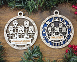 Personalized Musical Circle Ornament