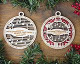 Personalized Musical Circle Ornament