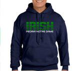 Peoria Notre Dame Irish Striped Sweatshirt