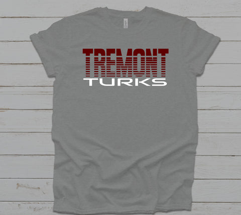 Tremont Turks Striped Spirit Shirt- InStore