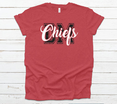 Dee Mack Varsity DM Chiefs Heathered Red SS Tee - In-Store