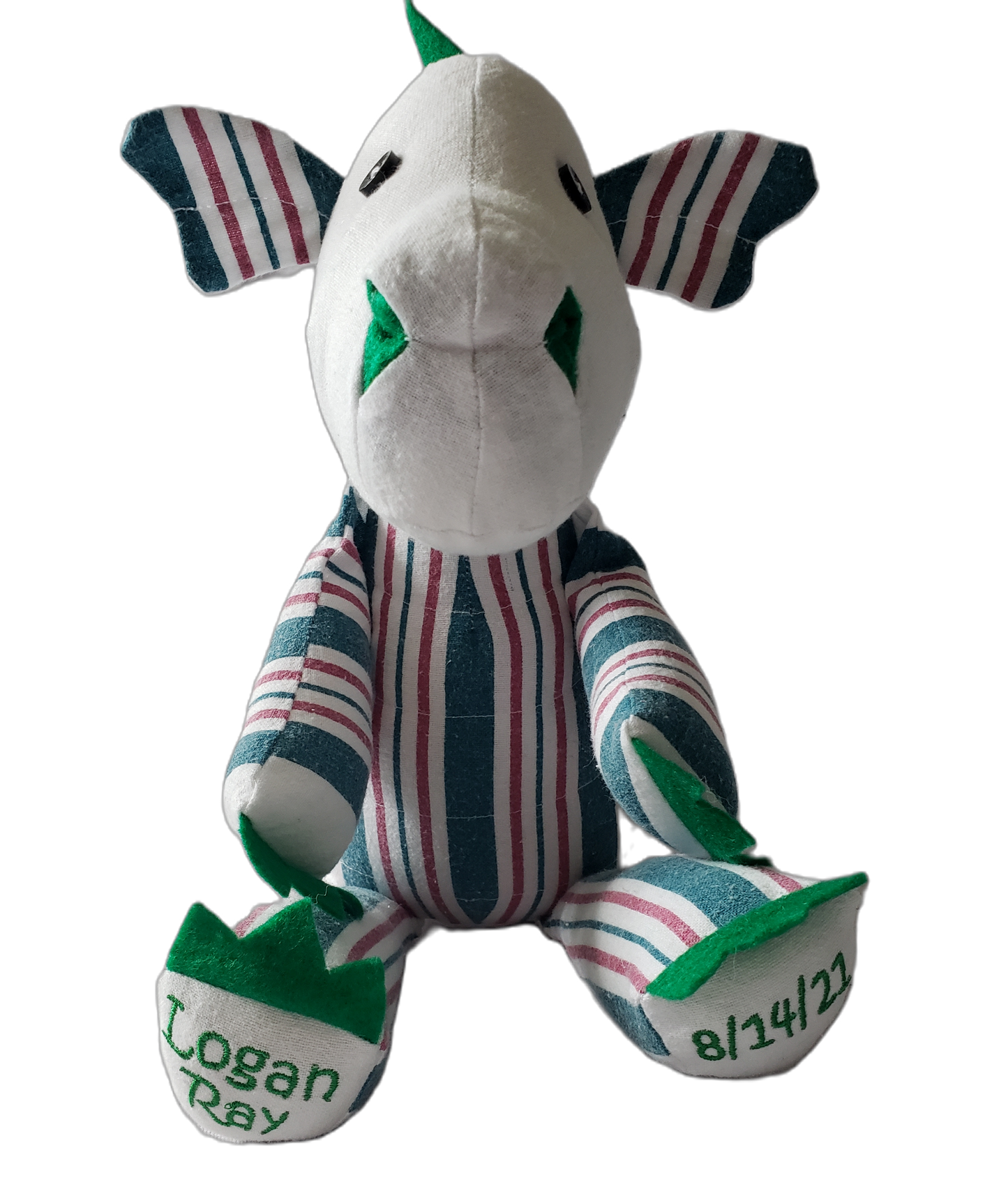 Memory Dragon Made from Loved One's Clothing