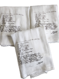 Handwritten Recipe Tea Towel – Original or Cleaned Image Option