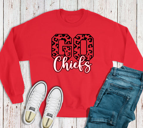 GO Chiefs Cheetah Sweatshirt