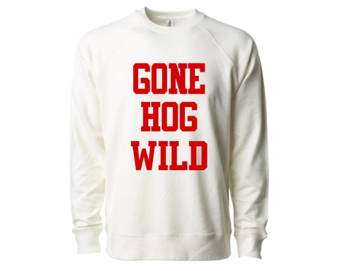 Gone Hog Wild Long Sleeved Crew Shirt