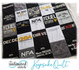 Block Style T-Shirt Quilt