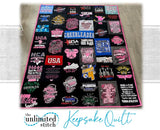 Block Style T-Shirt Quilt