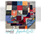 Block Style T-Shirt Quilt