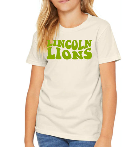 Lincoln Lions Groovy Wave Shirt
