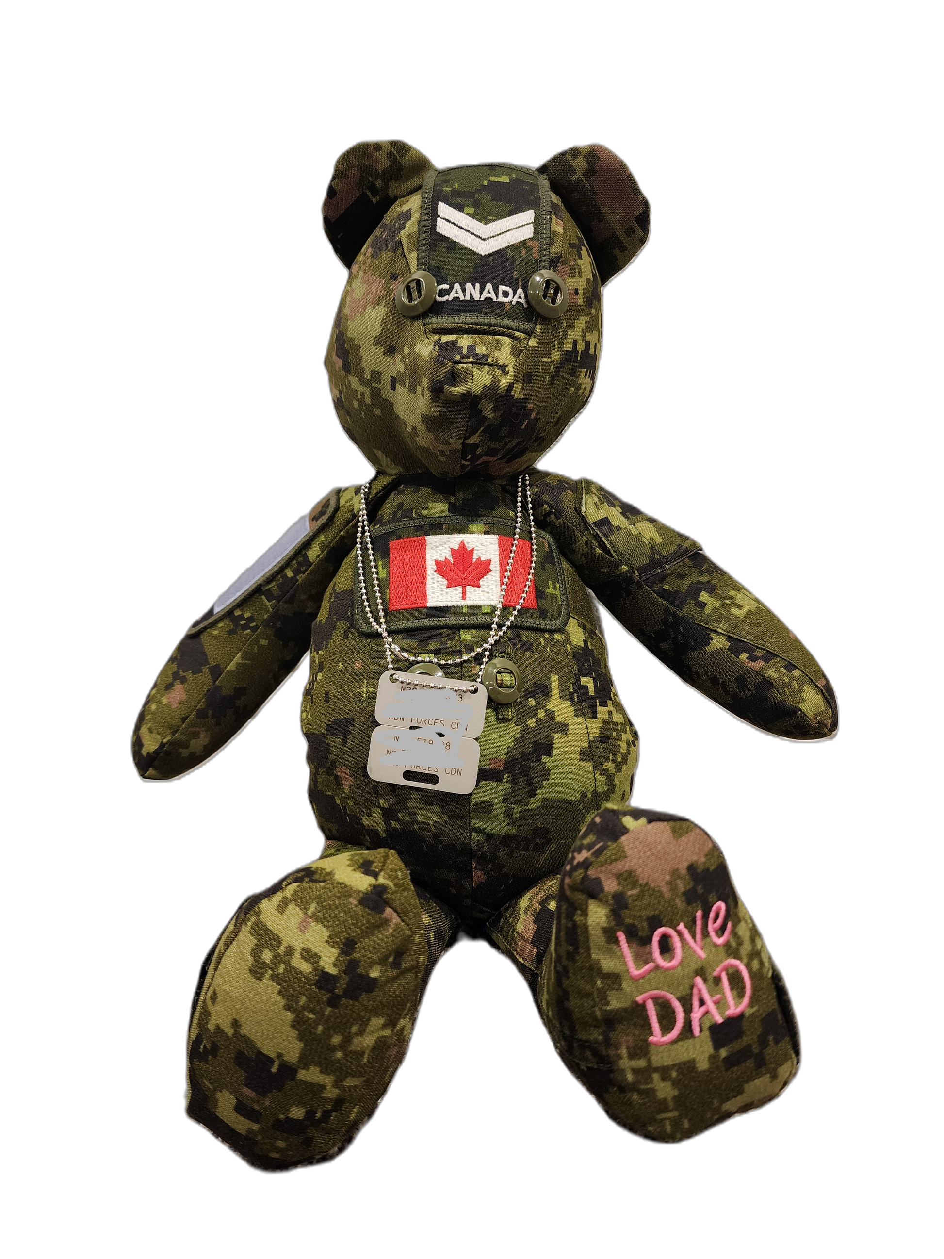 Military Memory Bear from Uniforms | 18