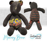 Memory Bear Made from Loved One's Clothing - Large