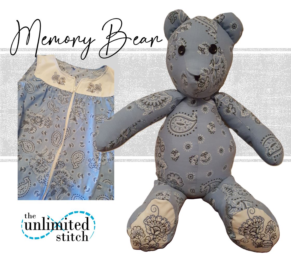 Memory Bear from Loved One’s Clothing - 14” & 18” Keepsake Bear
