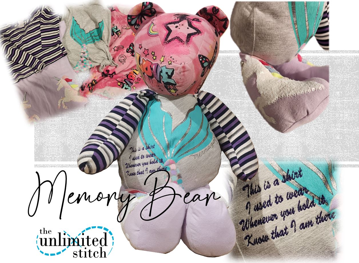 Memory Bear from Loved One’s Clothing - 14” & 18” Keepsake Bear