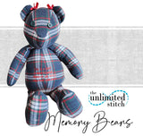 Memory Bear Made from Loved One's Clothing - Large