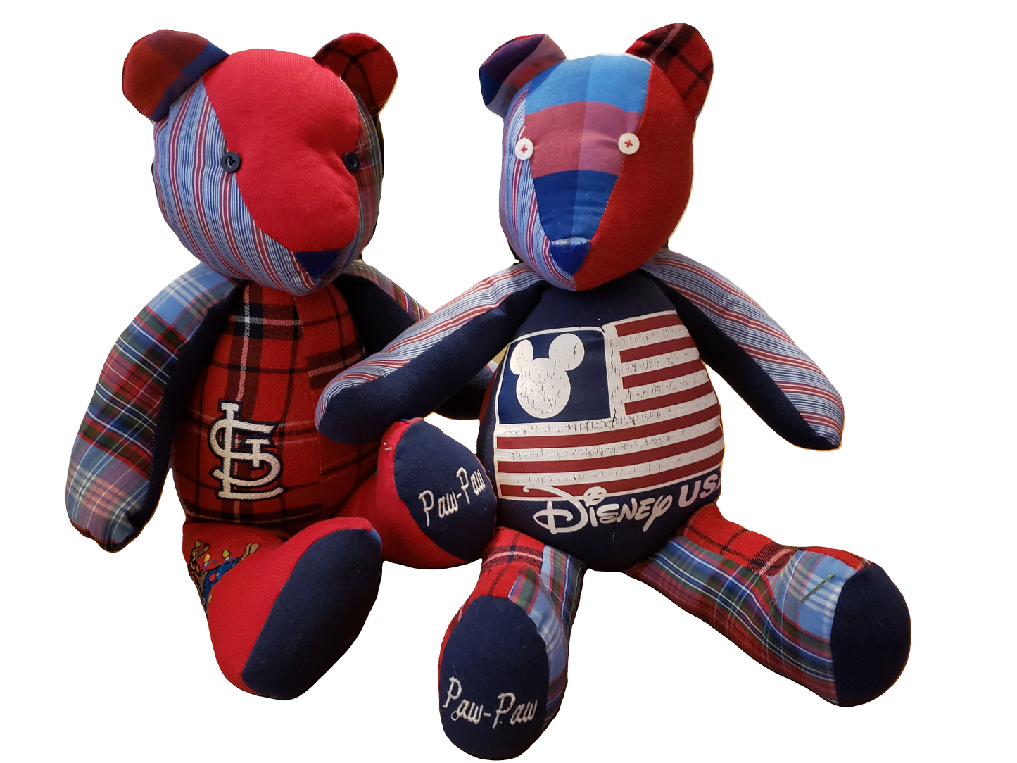 Memory Bear from Loved One’s Clothing - 14” & 18” Keepsake Bear