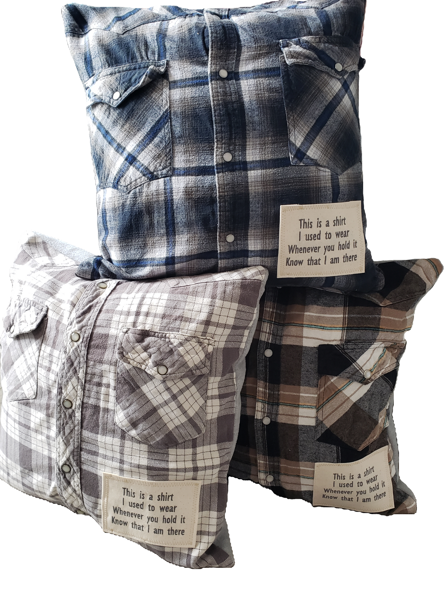 Custom Memory Pillow from Loved One’s Clothing | Memorial Keepsake