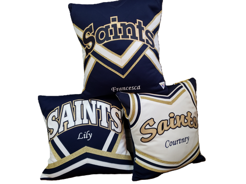 School & Activity Memory Pillows | Sports, Band, & Graduation Keepsakes