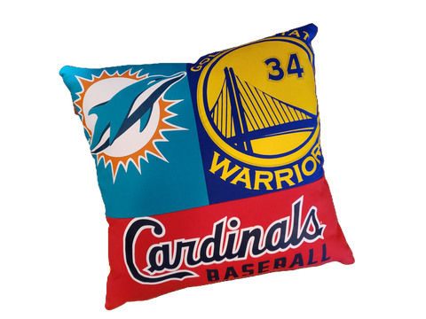 Patchwork Keepsake Memory Pillow Made from Loved Ones Clothing or Shirts