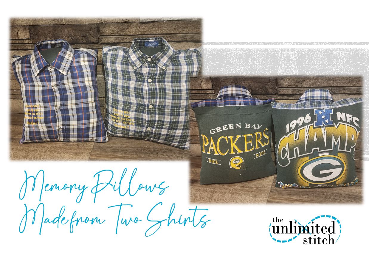 Custom Memory Pillow from Loved One’s Clothing | Memorial Keepsake