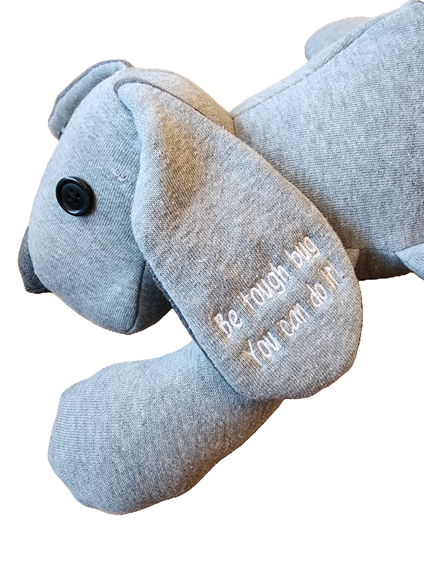 Memory Puppy Made from Loved One's Clothing