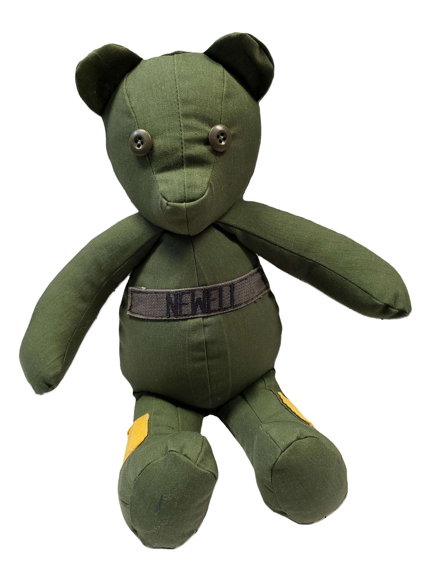 Military Memory Bear from Uniforms | 18" Service Keepsake Bear