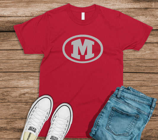 Morton Potters Oval Outline Tee - Glitter or Matte