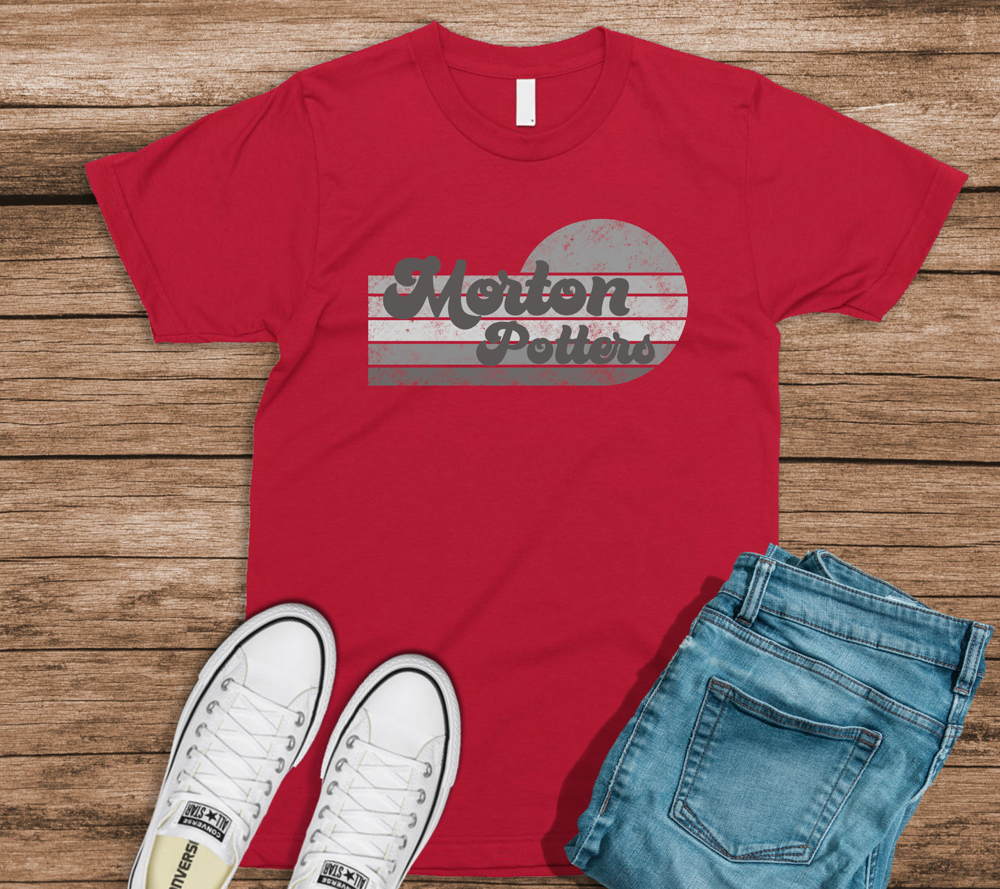 Morton Potters Retro Sunset T-Shirt