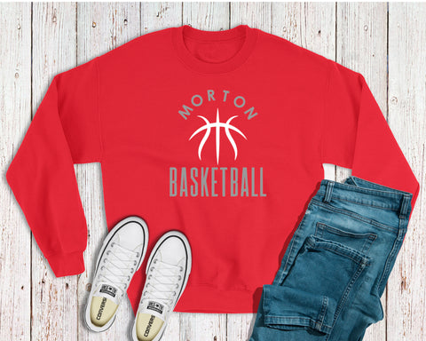 Morton Basketball Laces Sweatshirt